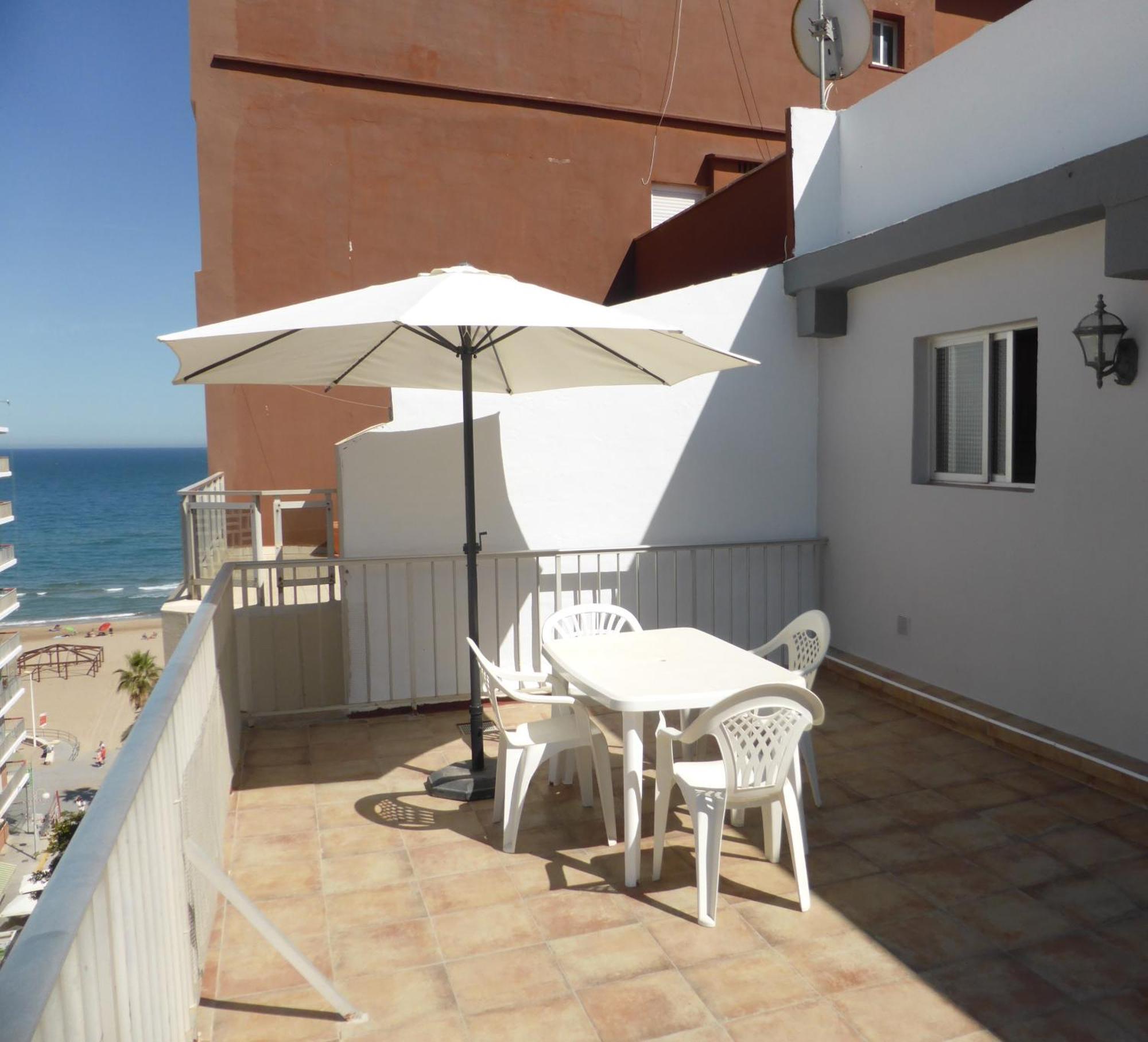 Апартаменты Atico A 100 Metros De La Playa Кульера Экстерьер фото